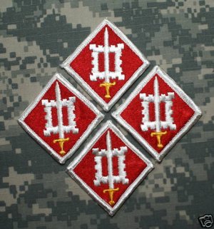 18th Engineer Brigade Color Patch Lot of 4