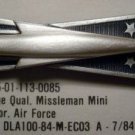 AF BADGE QUALIFICATION MISSLEMAN SENIOR MINI AIR FORCE