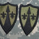 Army Support Command Europe Subd lot of 2 patches