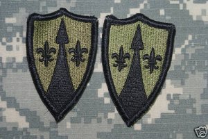 Army Support Command Europe Subd lot of 2 patches