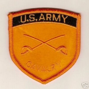 ARMY BOS "CAVALRY" COLOR PATCH INSIGNIA
