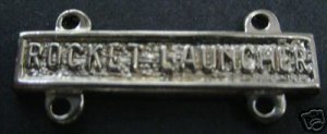 ARMY BADGE QUALIFICATION BAR "ROCKET LAUNCHER" BF