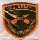ARMY BOS PATCH SPECIAL OPERATIONS COLOR INSIGNIA
