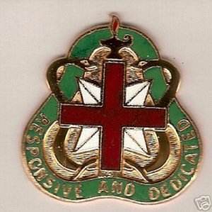 ARMY MEDICAL COMMAND FT. SAM HOUSTON DUI CREST INSIGNIA