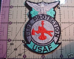 AIR FORCE FIRE PROTECTION FULL COLOR PATCH INSIGNIA NEW