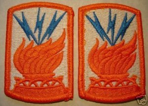 ARMY 187th SIGNAL BRIGADE PATCH INSIGNIA NEW NR QTY 2