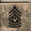 ARMY RANK INSIGNIA ACU "COMMAND SARGENT MAJOR" CSM