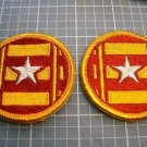 ARMY 3RD TRANSPORTATION BRIGADE PATCH INSIGNIA QTY 2