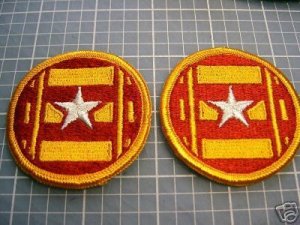 ARMY 3RD TRANSPORTATION BRIGADE PATCH INSIGNIA QTY 2