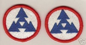 ARMY 3RD LOGISTICS COMMAND PATCHES INSIGNIA LOT OF 2