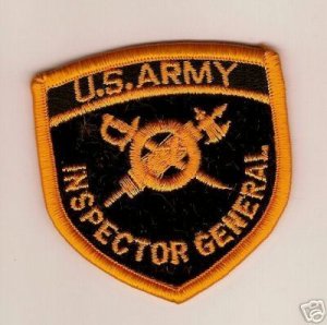 ARMY BOS "INSPECTOR GENERAL" COLOR PATCH INSIGNIA