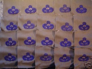 AIR FORCE SECURITY POLICE MASTER CLOTH LOT OF 20