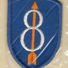 8TH INFANTRY DIVISION COLOR PATCH INSIGNIA
