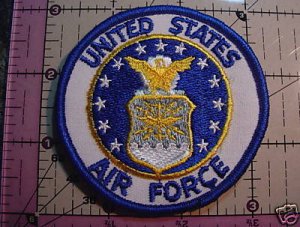 AIR FORCE PATCH FULL COLOR NEW