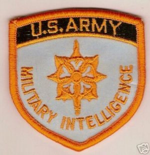 ARMY "MILITARY INTELLIGENCE" COLOR PATCH INSIGNIA