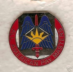 82ND FINANCE BATTALION DUI CREST INSIGNIA