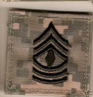 ARMY RANK INSIGNIA ACU "FIRST SARGENT"