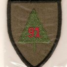 91ST INFANTRY TRAINING DIVISION COLOR PATCH INSIGNIA