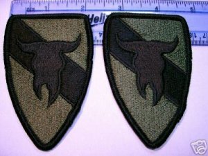 ARMY 163RD ARMORED CAVALRY PATCHES INSIGNIA LOT OF 2