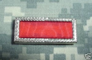 MERITORIOUS UNIT COMMENDATION RIBBON NICKEL FRAME