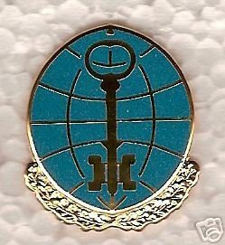 INTELLEGENCE COMMAND & SECURITY DUI DI CREST INSIGNIA