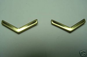 INSIGNIA GRADE PRIVATE SENIOR DIV ROTC ARMY REG