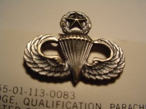PARACHUTIST BADGE QUALIFICATION, MASTER DRESS MINI