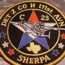 DET 2 CO. H 171ST AVN (SHERPA) FULL COLOR PATCH NEW NR
