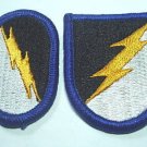 BERET FLASH & OVAL 82ND AVIATION RGT, 1ST BATTALION