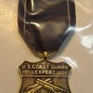 COAST GUARD EXPERT PISTOL MINI MEDAL NEW NR