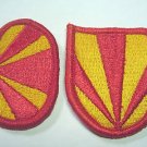 BERET FLASH & OVAL 4TH AIR DEFENSE ARTILLERY ADA