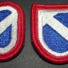 BERET FLASH & OVAL 1ST CORPS SUPPORT COMMAND