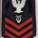 NAVY RATE RED ON BLUE MUSICIAN