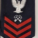NAVY RATE RED ON BLUE STOREKEEPER