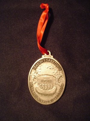 US TRANSPORTATION COMMAND PEWTER ORNAMENT CHRISTMAS
