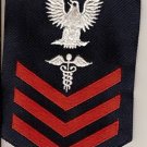 NAVY RATE RED ON BLUE HOSPITAL CORPSMAN