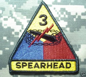 3rd Armored Division Color Patch NEW