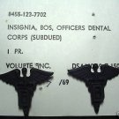 BOS Officers Dental Corps Vietnam Era pair