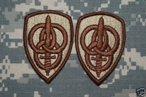 3rd Personnel Command, Dessert Tan patch qty 2