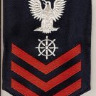 NAVY RATE RED ON BLUE QUARTERMASTER