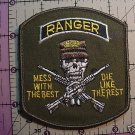 RANGER PATCH "MESS WITH THE BEST" NEW