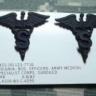 BOS Officers Army Medical Corps SPECIALIST pair new