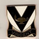 VINCENT H.S. JROTC DUI CREST INSIGNIA
