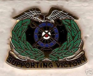 QUARTERMASTER REGIMENT DUI CREST INSIGNIA