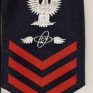 NAVY RATE RED ON BLUE AVIATION ELECTRONIC'S TECHNICIAN
