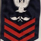 NAVY RATE RED ON BLUE AVIATION STRUCTURAL MECHANIC
