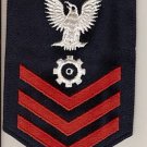 NAVY RATE RED ON BLUE ENGINEMAN