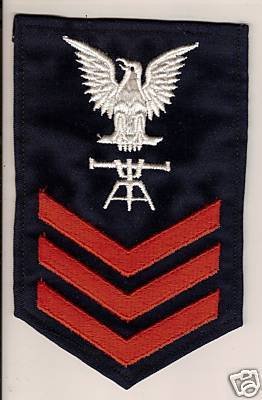 NAVY RATE RED ON BLUE FIRE CONTROL TECHNICIAN