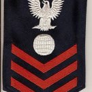 NAVY RATE RED ON BLUE ELECTRICIANS MATE