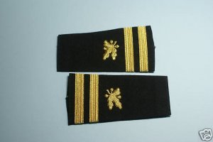 U.S.NAVY SOFT SHOULDER BOARDS SUPPLY CORPS LIEUTENANT